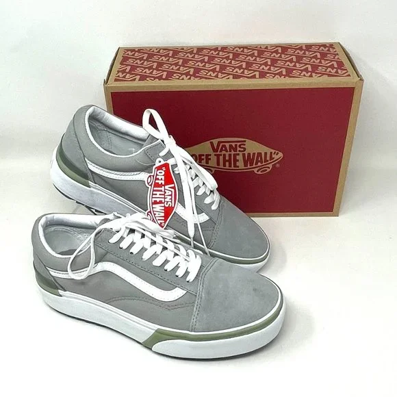 💖MEGA SALE💖Vans Old Skool Stacked Men's 9 White Skate Casual VN0A4U154TI - Picture 10 of 11